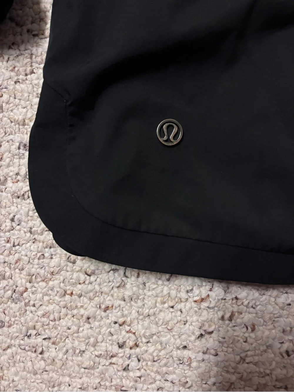 Lulu Lemon XS Black Hooded Women's Jacket - Lightweight Zip-Front Coat